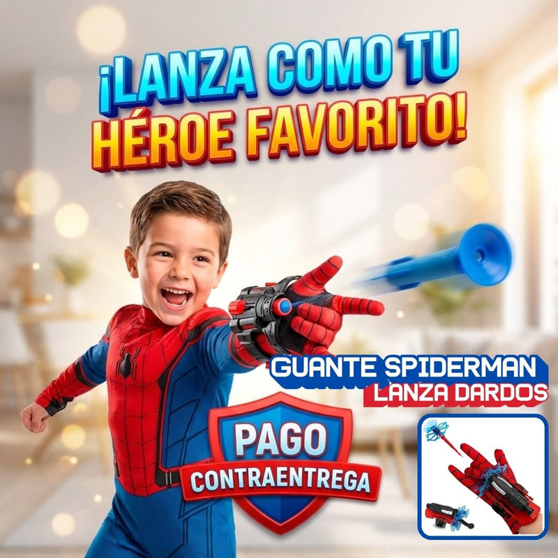 Guante Lanzador de Dardos Spiderman