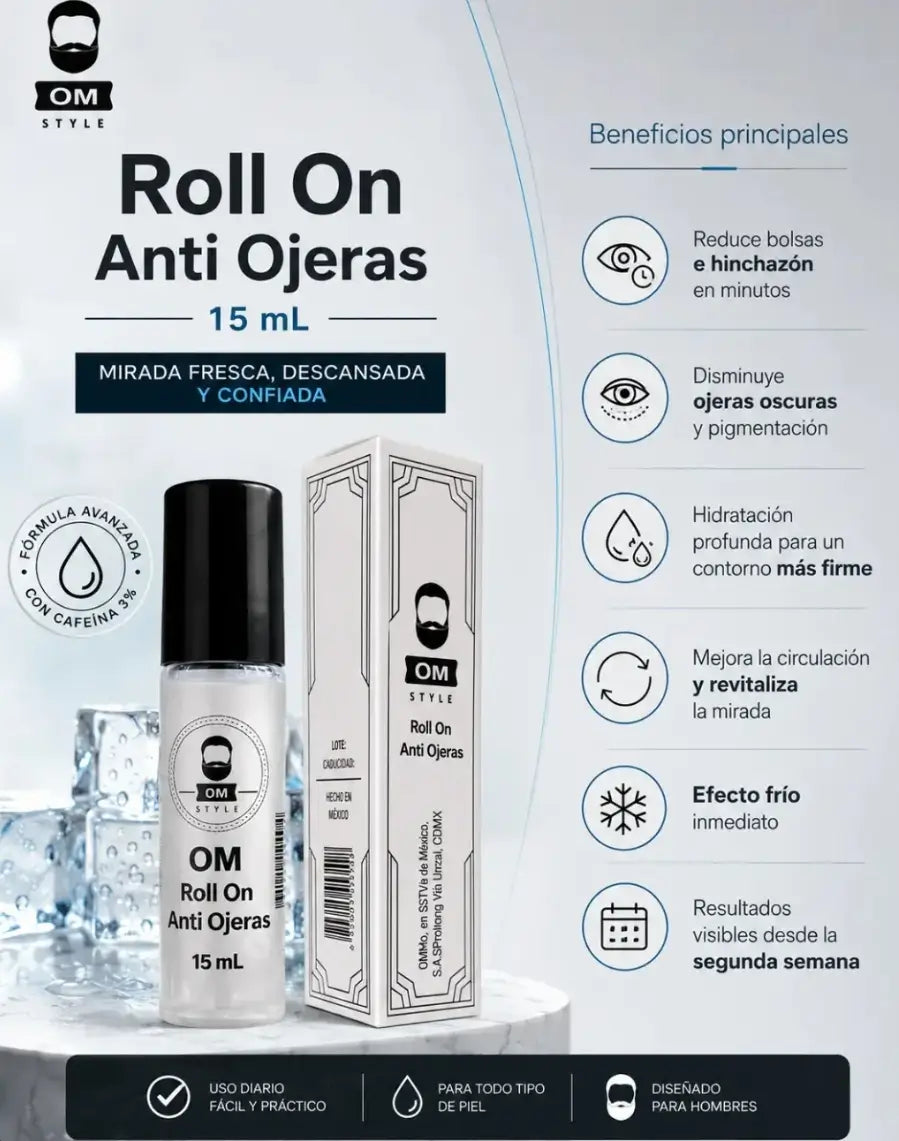 OM roll on anti ojeras 15ml